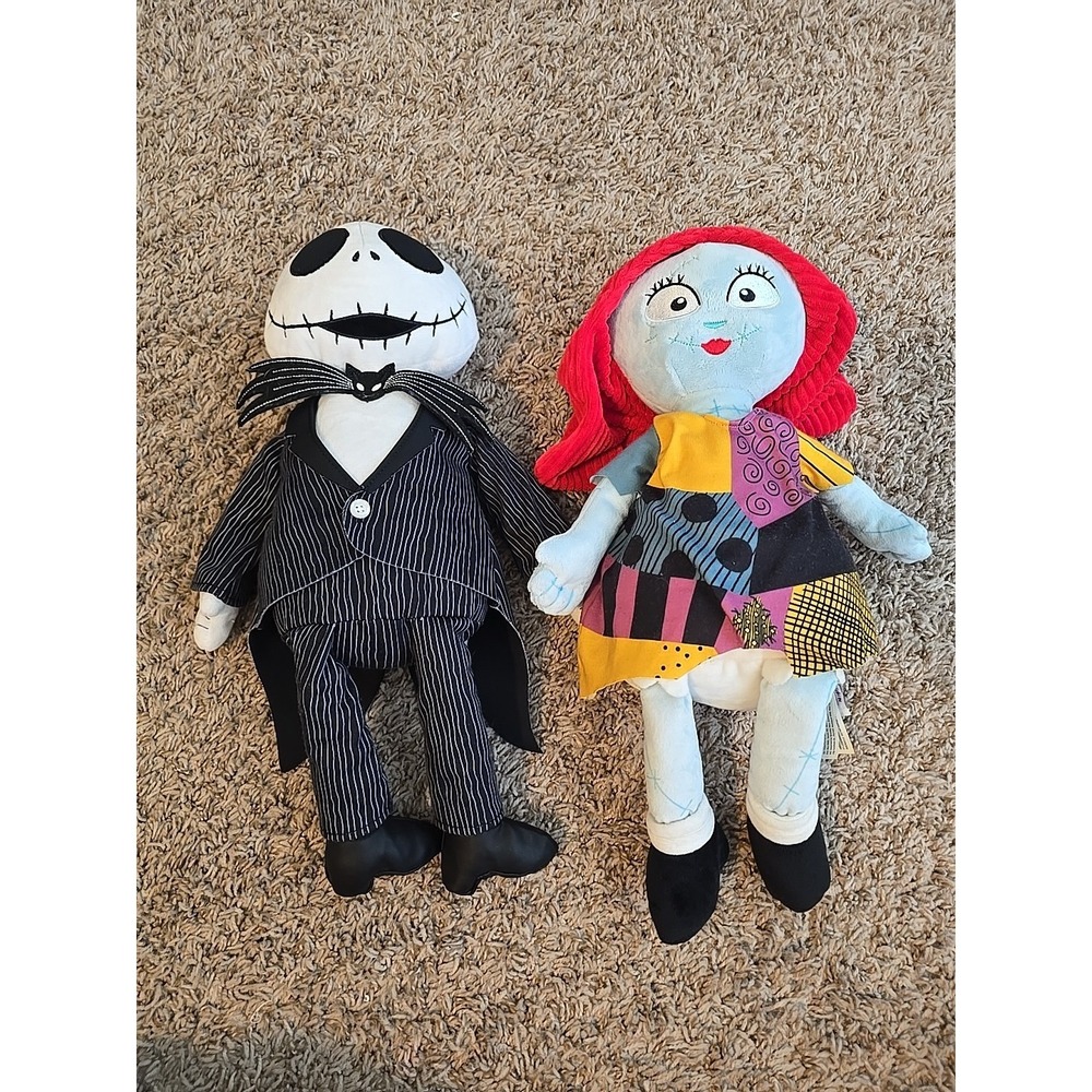 Nightmare Before Christmas Jack And Sally Plush Dolls Disney